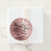 Moderno Rosa Gold Trendy Budget Boda