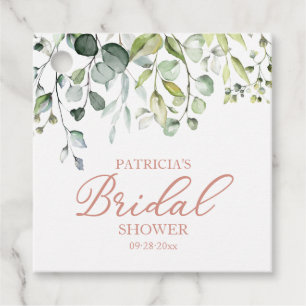 Etiquetas Para Recuerdos Mona de vegetación eucalipto acuarela Despedida de