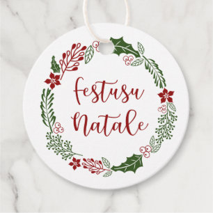 Etiquetas Para Recuerdos Monégasque Monaco Feliz Navidad, Personalizado