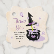 Monograma Cauldron Witch Halloween Gracias