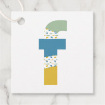 Monograma personalizado de letra F abstracta moder