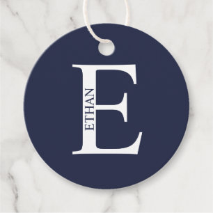 Etiquetas Para Recuerdos Monograma y nombre personalizados