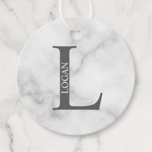 Etiquetas Para Recuerdos Monograma y nombre personalizados
