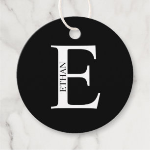 Etiquetas Para Recuerdos Monograma y nombre personalizados