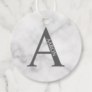 Etiquetas Para Recuerdos Monograma y nombre personalizados