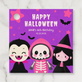 Etiquetas Para Recuerdos Monster Mash Purple Kids Halloween Fiesta de cumpl