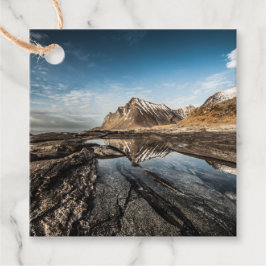 Etiquetas Para Recuerdos Montaña de las Islas Lofoten de Noruega