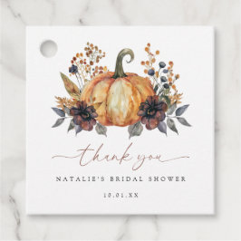 Etiquetas Para Recuerdos Moody Fall Floral Bridal Shower