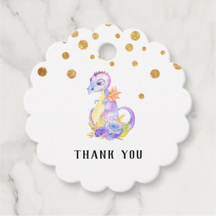 Etiquetas Para Recuerdos * Morple Blue Dragon Baby Shower Cute Gracias