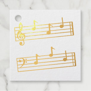 ETIQUETAS PARA RECUERDOS MUSICAL DAD NOTES TREBLE BASS CLEF STAVS PADRE