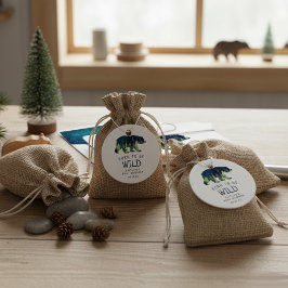 Etiquetas Para Recuerdos Nacido para ser salvaje Baby Shower