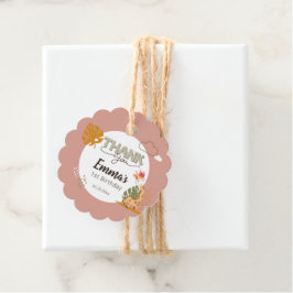 Etiquetas Para Recuerdos Nacimiento acuático de la jirafa del bebé, Safari 