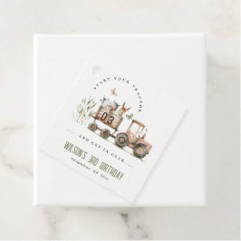 Etiquetas Para Recuerdos Nacimiento de animales de la granja de roya roja T