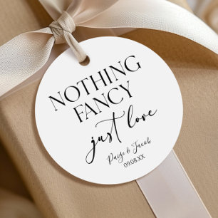 Etiquetas Para Recuerdos Nada Fancy Ama Solamente Al Boda Casual Minimalist