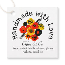 Naranja, Flor Amarilla Hecha A Mano Con Amor Graci