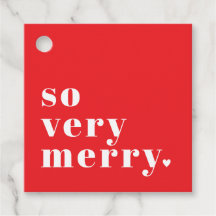 Navidad moderna muy alegre en rojo