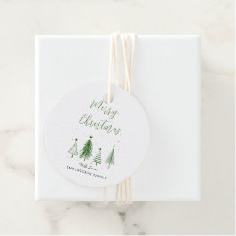 Etiquetas Para Recuerdos Navidad Vector de árbol de navidad Feliz Navidad