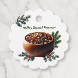 Etiquetas Para Recuerdos Navidades aromáticos adornan Potpourri con aroma i