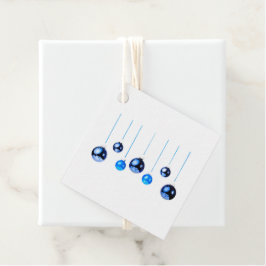 Etiquetas Para Recuerdos Navidades azules Balas de decoración foto con text