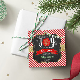 Etiquetas Para Recuerdos navidades de Baby Shower "Little Bundle Of Joy"