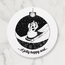 Etiquetas Para Recuerdos Navidades de Chalkboard Snowman Napkins