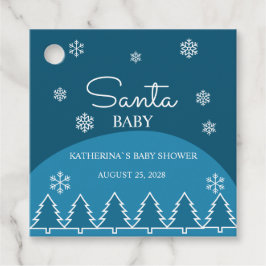 Etiquetas Para Recuerdos Navidades de copos de nieve azules favorecen las e