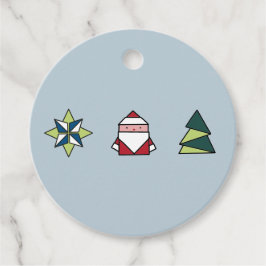 Etiquetas Para Recuerdos Navidades de Frost Origami