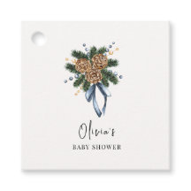 Navidades de invierno minimalistas Wreath Baby Sho