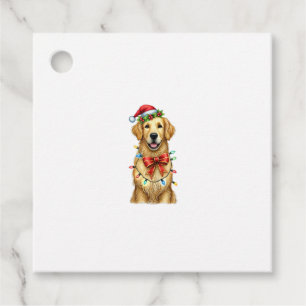 Etiquetas Para Recuerdos Navidades de la Coquette Bow del perro de la cazad