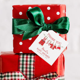 Etiquetas Para Recuerdos Navidades de Santa Bebé Baby Shower