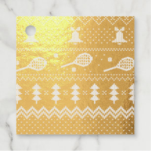 Etiquetas Para Recuerdos Navidades de tenis Patrón de punto dulce Navidad r