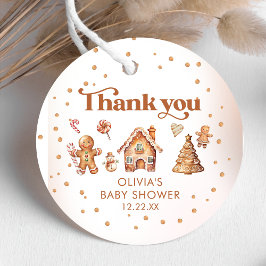 Etiquetas Para Recuerdos Navidades de Winter Cookie Santa Baby Shower