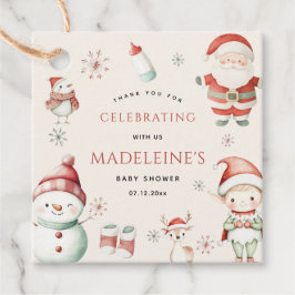 Etiquetas Para Recuerdos Navidades del Polo Norte Express Delivery Baby Sho