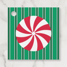 Etiquetas Para Recuerdos Navidades divertidos y aficionados Peppermint Cand