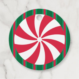 Etiquetas Para Recuerdos Navidades divertidos y aficionados Peppermint Cand