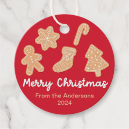 Etiquetas Para Recuerdos Navidades dulces Gingerbread Cookies