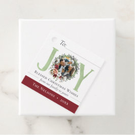 Etiquetas Para Recuerdos Navidades Florales Del Sur Alegran Por / De Regalo