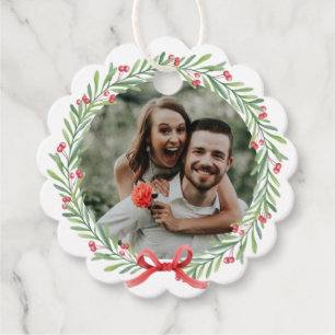 Etiquetas Para Recuerdos Navidades Foto Navidades de Wreath Wish Family