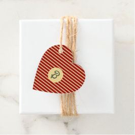 Etiquetas Para Recuerdos Navidades rayas de oro Personalizado de la familia
