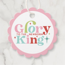 Etiquetas Para Recuerdos Navidades Retro Pastel | Gloria al recién nacido R