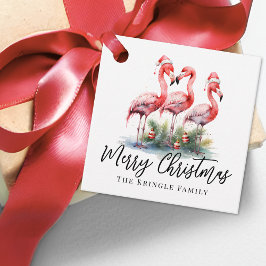 Etiquetas Para Recuerdos Navidades tropicales de playa personalizados