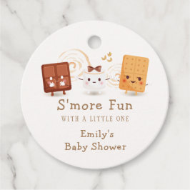 Etiquetas Para Recuerdos Neutral Whimsical S'more Fun Baby Shower