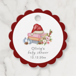 Etiquetas Para Recuerdos New Chapter Begins Winter Floral Baby Shower 