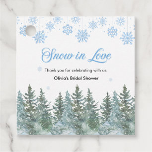 Etiquetas Para Recuerdos Nieve en amor copos de nieve ducha de novia gracia