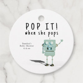 Etiquetas Para Recuerdos Niño robot 3D - ¡pópalo!