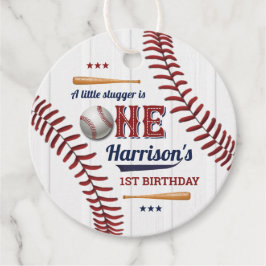 Etiquetas Para Recuerdos Niños Béisbol Primer Cumpleaños