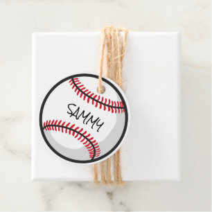 Etiquetas Para Recuerdos Niños de béisbol NOMBRE Cumpleaños divertido fiest