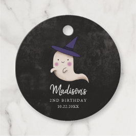 Etiquetas Para Recuerdos Niños de Halloween Cumpleaños Fiesta Bruja Fantasm