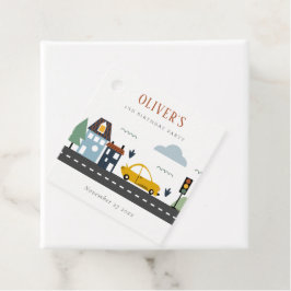 Etiquetas Para Recuerdos Niños educados Vehículos Urbanos Carretera Cualqui