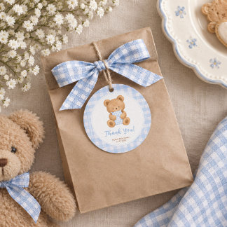 Etiquetas Para Recuerdos No Podemos Esperar Oso Niño Baby Shower